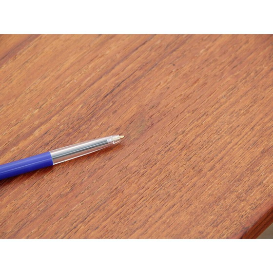 Image 1 of Table de salle à manger vintage scandinave avec rallonges en teck