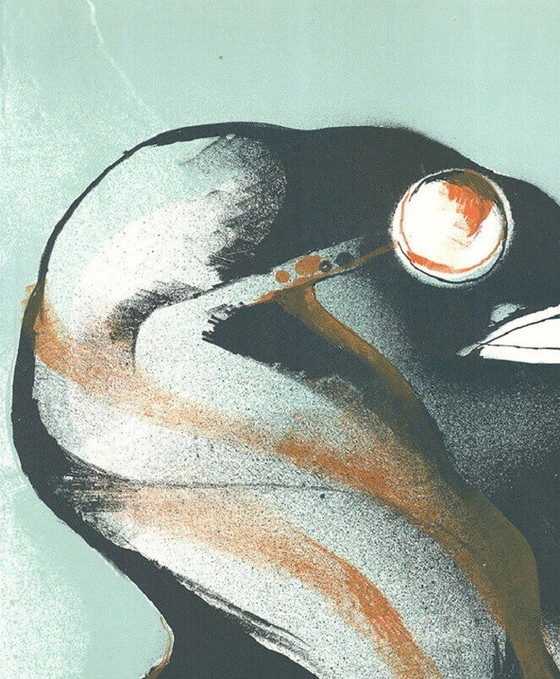 Image 1 of Portrait de côté - Litographie de Fernando Farulli