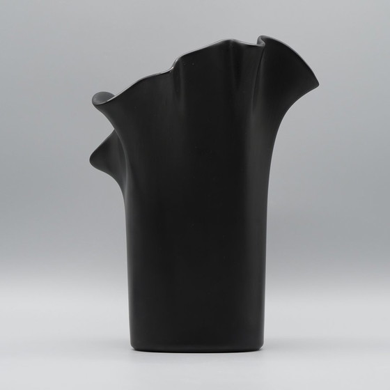 Image 1 of Rosenthal Studio-Line Vase Fazzoletto Asym Claus Josef Riedel Allemagne Porcelaine