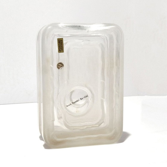 Image 1 of Vase en cristal moderniste vintage de Noritake, Japon 1970