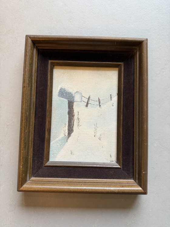 Image 1 of Peindre un paysage d'hiver