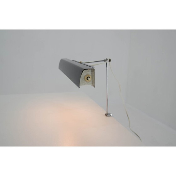 Image 1 of Lampe de table vintage en laque noire par Lidokov, 1960