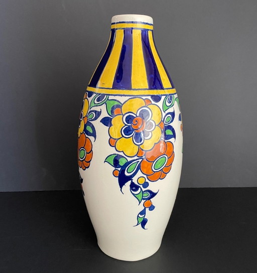 Vase Art Déco Boch La Louvière Charles Catteau