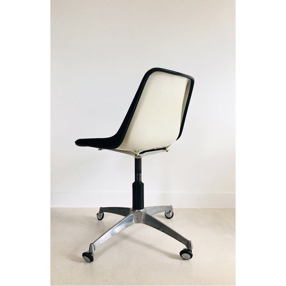 Image 1 of Chaise de bureau vintage en aluminium moulé par Robin et Lucienne Day pour Castelli, Italie 1970