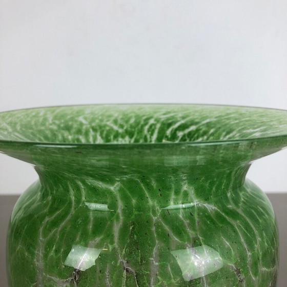 Image 1 of Vase en verre vintage par Karl Wiedmann pour WMF Ikora, années 1930