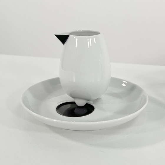 Image 1 of Service à thé postmoderne en porcelaine par Matteo Thun pour Arzberg, 1980S