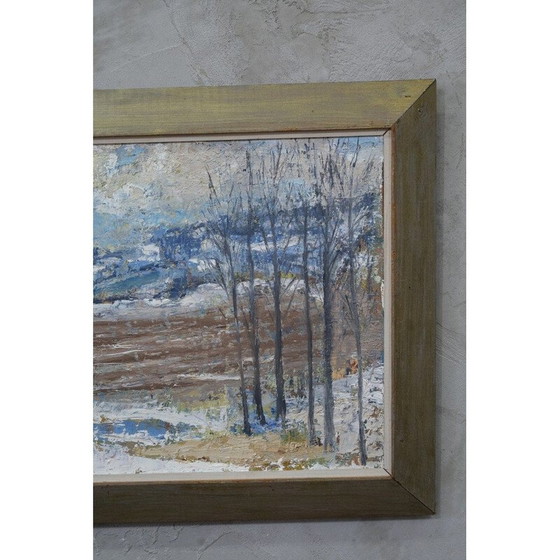 Image 1 of Peinture ancienne d'Erik Ström, Suède 1970