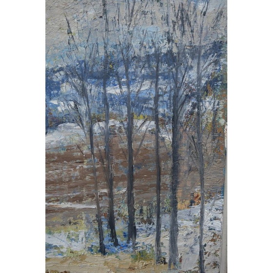 Image 1 of Peinture ancienne d'Erik Ström, Suède 1970