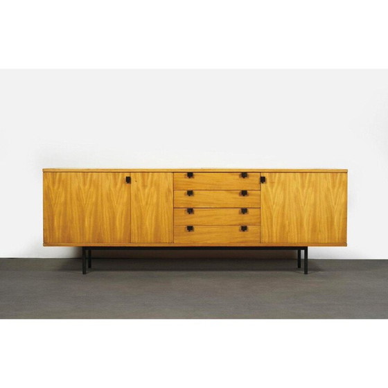 Image 1 of Buffet vintage en cerisier et acajou par Alain Richard pour Meubles Tv, 19540