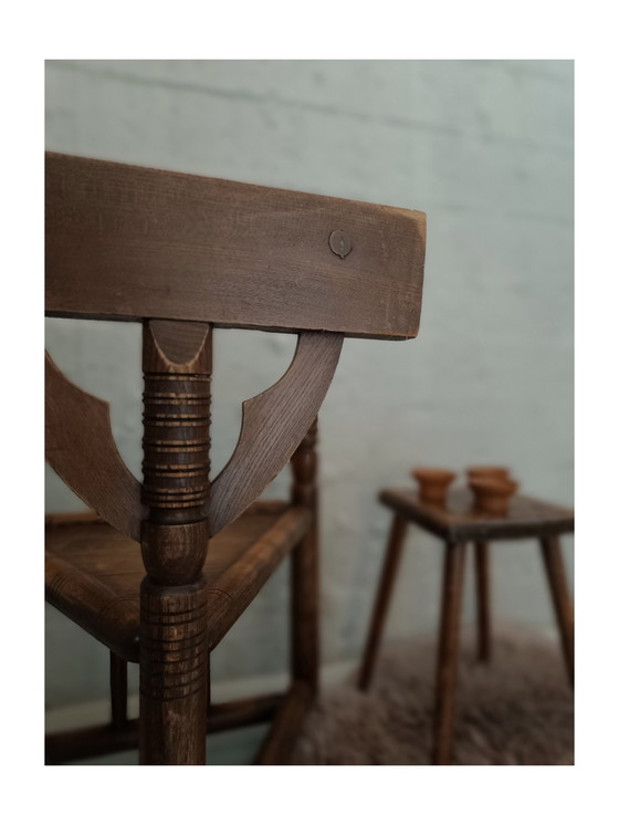 Image 1 of Chaise en bois de chêne suédois Arts&Crafts 1920/30'S