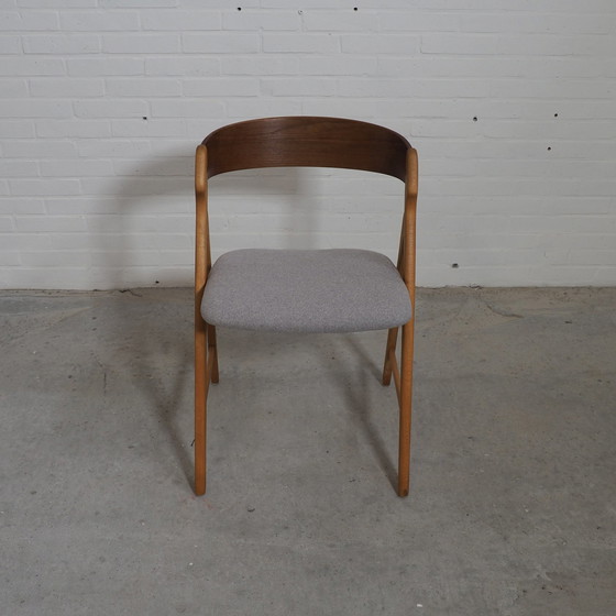 Image 1 of 4x chaises de salle à manger Henning Kjærnulf Modèle 71