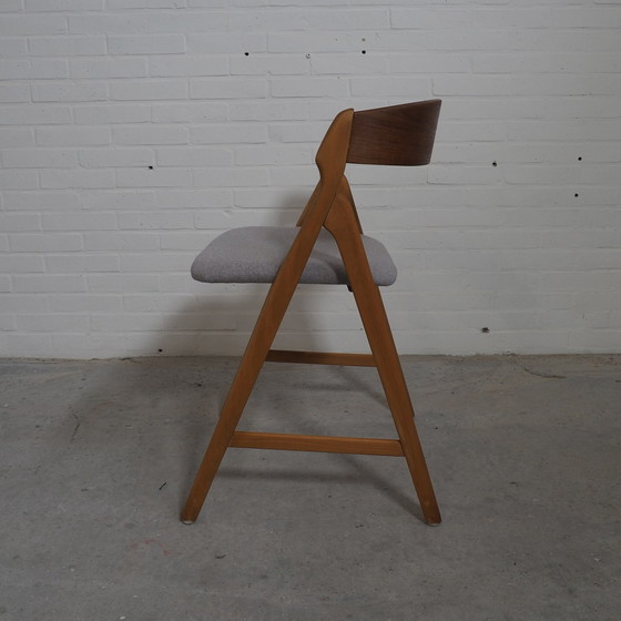 Image 1 of 4x chaises de salle à manger Henning Kjærnulf Modèle 71