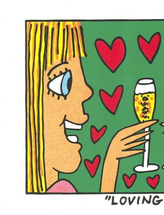 Image 1 of Loving You - Carte postale lithographiée par Rizzi James