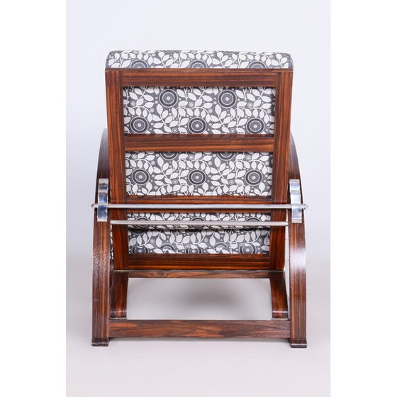Image 1 of Fauteuil inclinable Vintage Art Deco par Jindřich Halabala pour Up Závody, Tchécoslovaquie 1920