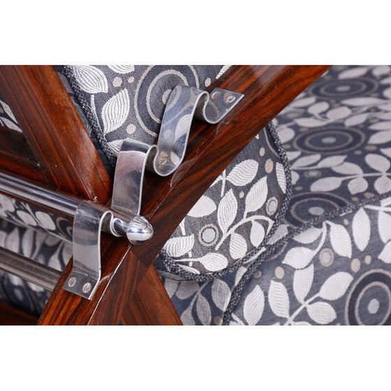 Image 1 of Fauteuil inclinable Vintage Art Deco par Jindřich Halabala pour Up Závody, Tchécoslovaquie 1920