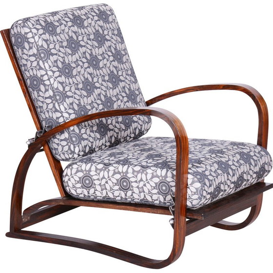 Image 1 of Fauteuil inclinable Vintage Art Deco par Jindřich Halabala pour Up Závody, Tchécoslovaquie 1920