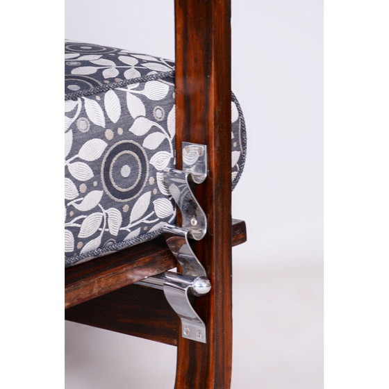 Image 1 of Fauteuil inclinable Vintage Art Deco par Jindřich Halabala pour Up Závody, Tchécoslovaquie 1920