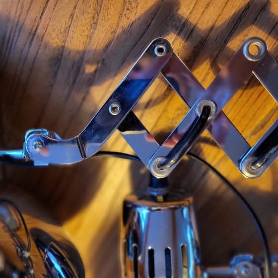 Image 1 of 2x Lampe à ciseaux vintage Ikea chromée