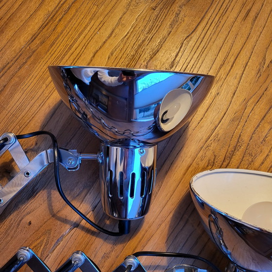 Image 1 of 2x Lampe à ciseaux vintage Ikea chromée