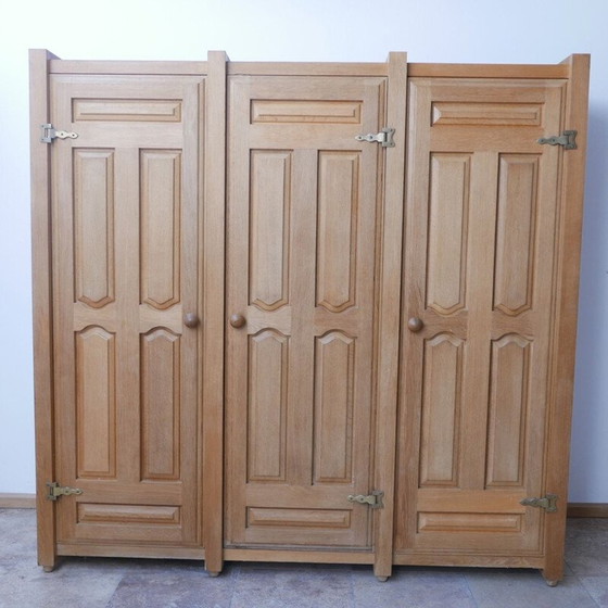 Image 1 of Armoire vintage en chêne par Guillerme et Chambron, France 1960