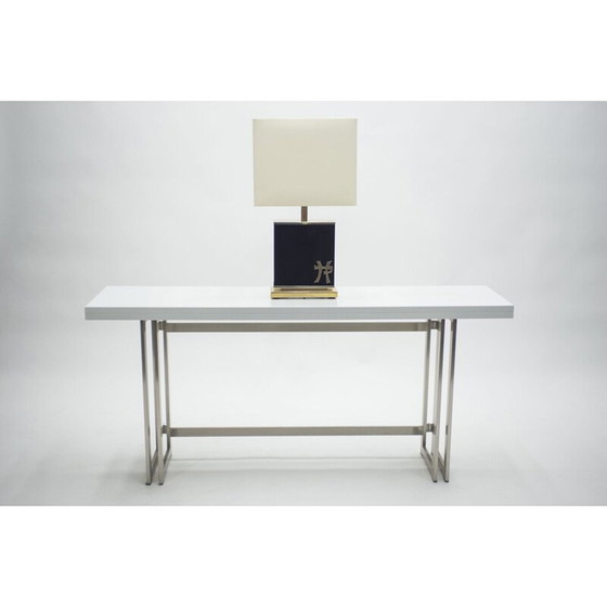 Image 1 of Paire de lampes vintage en laiton