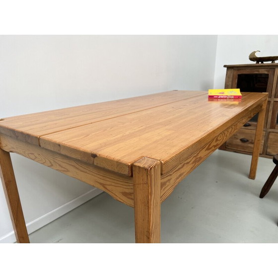 Image 1 of Table vintage en pin "Hongisto" par Ilmari Tapiovaara, 1960s