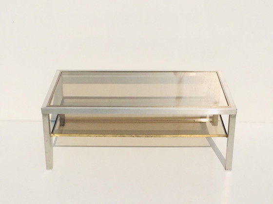 Image 1 of Table basse vintage * Hollywood Regency * Table basse 70S