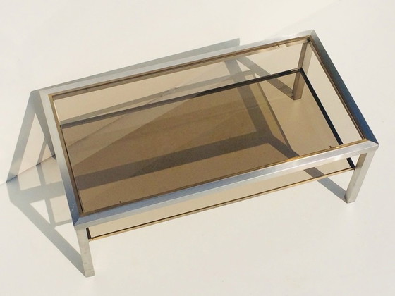 Image 1 of Table basse vintage * Hollywood Regency * Table basse 70S