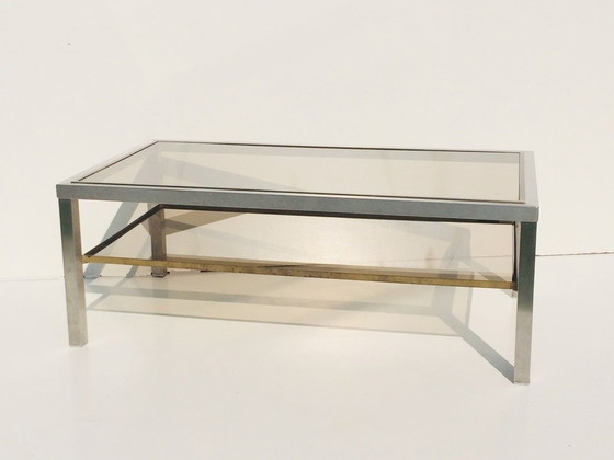 Image 1 of Table basse vintage * Hollywood Regency * Table basse 70S