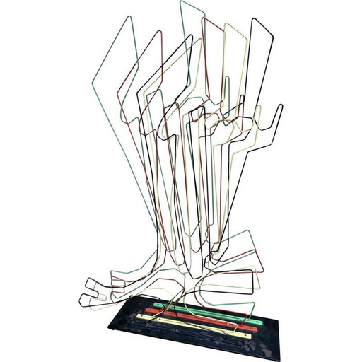 Sculpture vintage A16 "Projection et vibration" de Medaglini, 1975