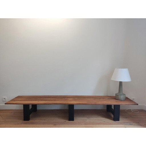 Banc vintage en pin, 1950