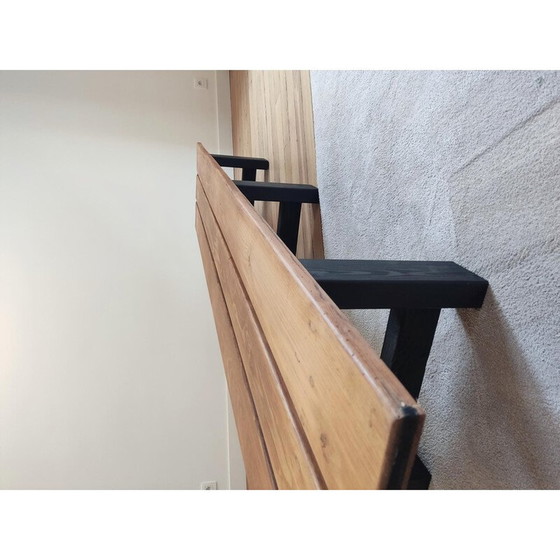 Image 1 of Banc vintage en pin, 1950