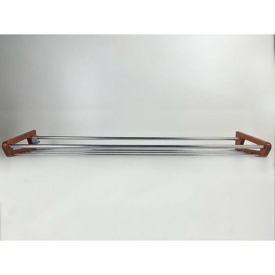 Image 1 of Porte-manteau vintage en teck et acier par Børge Mogensen pour Søborg, Danemark 1960