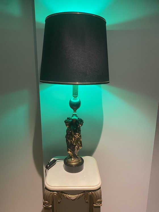 Image 1 of Lampe de table vintage Deknudt 1970