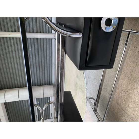 Image 1 of Bureau vintage en métal et bois, 1975