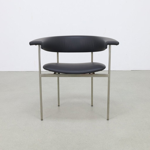 Fauteuil de Rudolf Wolf, 1960S Nouvelle garniture