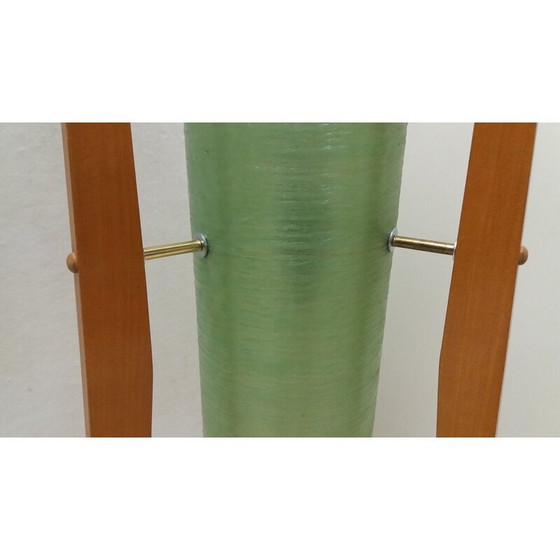 Image 1 of Lampe vintage en bois, Tchécoslovaquie