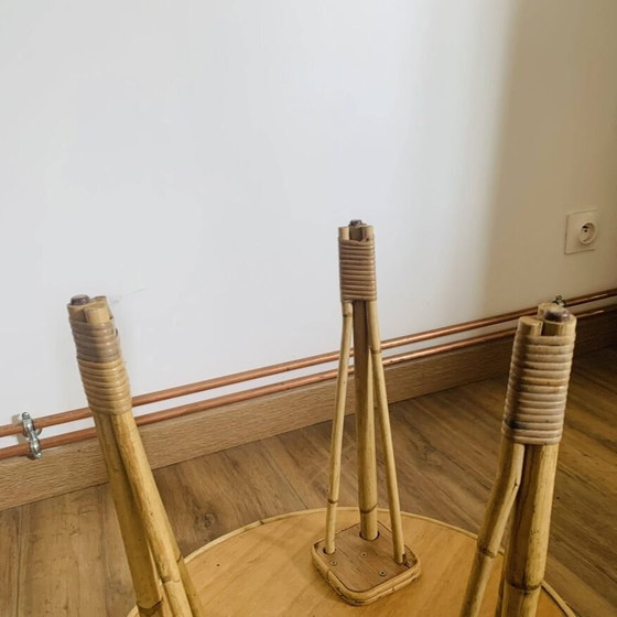 Image 1 of Table Basse Tripode Vintage Des Années 60