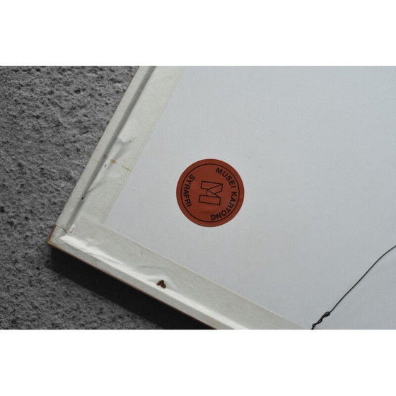 Image 1 of Lithographie vintage de Lars Sjögren, Suède 1970