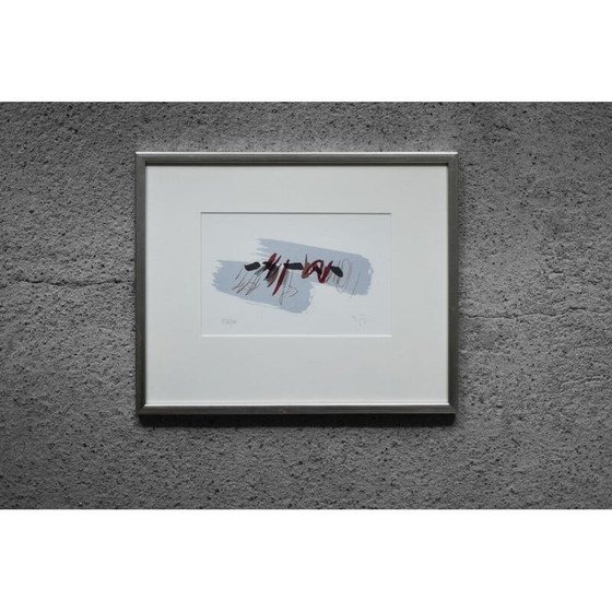 Image 1 of Lithographie vintage de Lars Sjögren, Suède 1970