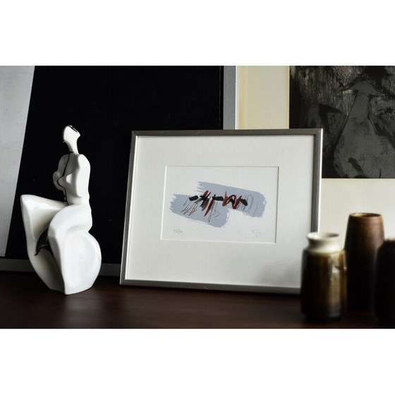 Image 1 of Lithographie vintage de Lars Sjögren, Suède 1970