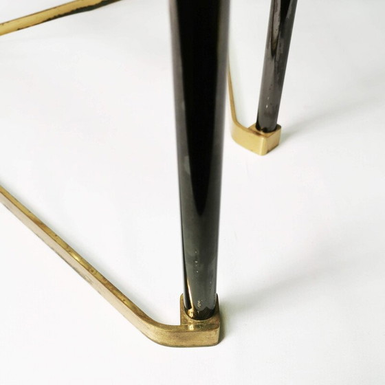 Image 1 of Table basse vintage en laiton et verre, Allemagne 1960