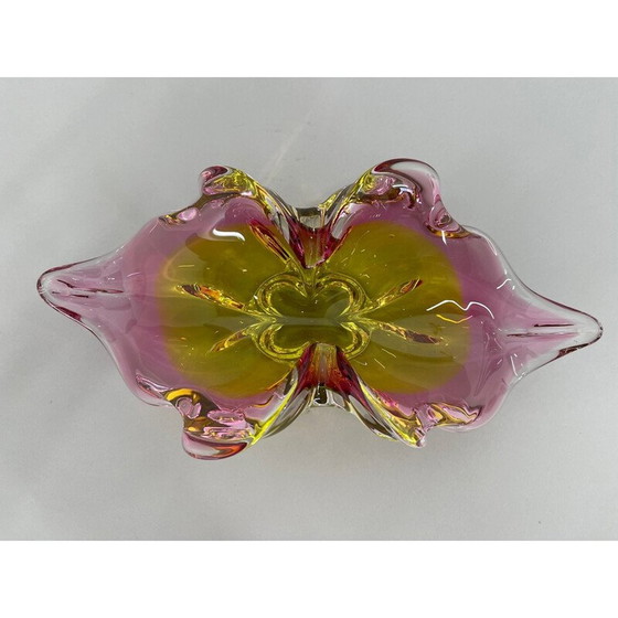 Image 1 of Bol en verre d'art vintage par Josef Hospodka, Tchécoslovaquie, années 1960