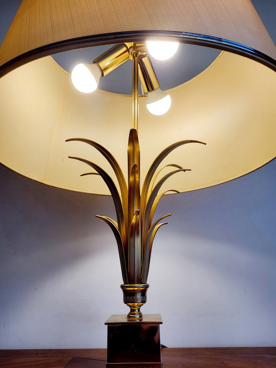 Image 1 of Lampe de table ananas, style régence hollywoodienne, supposément Boulanger, années 1970