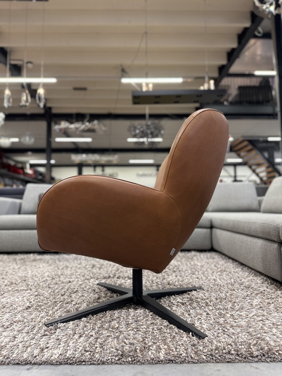 Image 1 of Bree's New World Legendary Fauteuil pivotant en cuir cognac