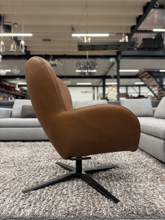 Image 1 of Bree's New World Legendary Fauteuil pivotant en cuir cognac