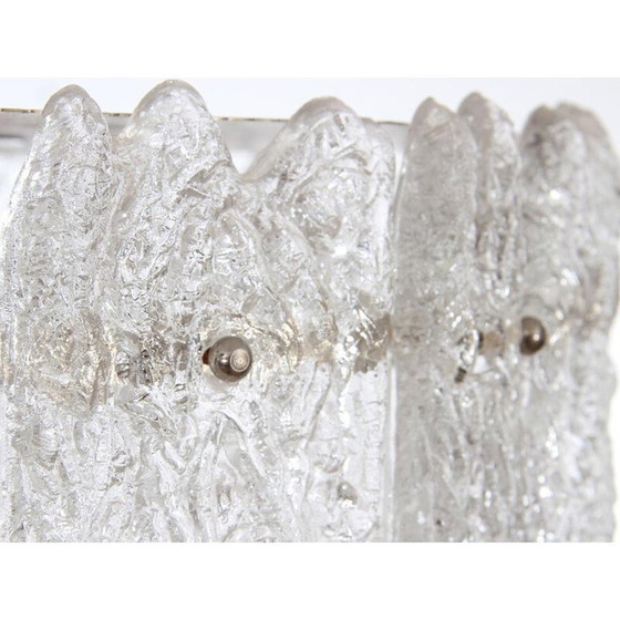 Image 1 of Suspension vintage en verre fumé par Carl Fagerlund pour Orrefors, 1960