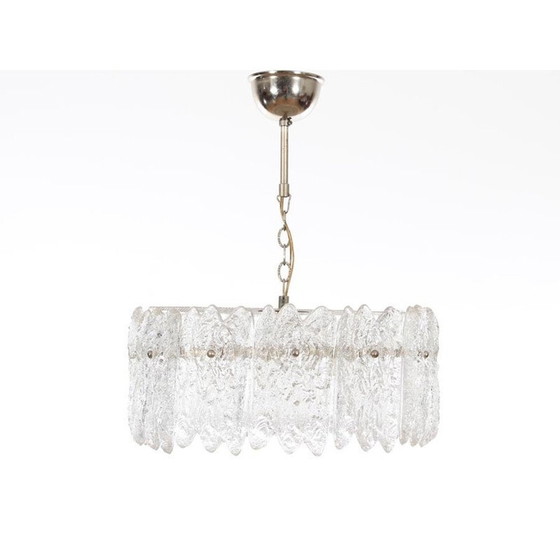 Image 1 of Suspension vintage en verre fumé par Carl Fagerlund pour Orrefors, 1960