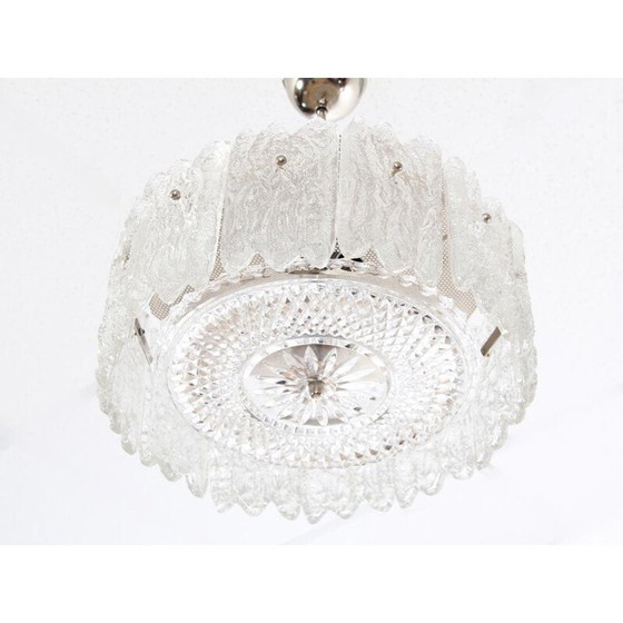 Image 1 of Suspension vintage en verre fumé par Carl Fagerlund pour Orrefors, 1960