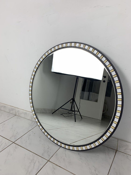 Image 1 of Vintage 80s Xl Knitter Duro Mirror